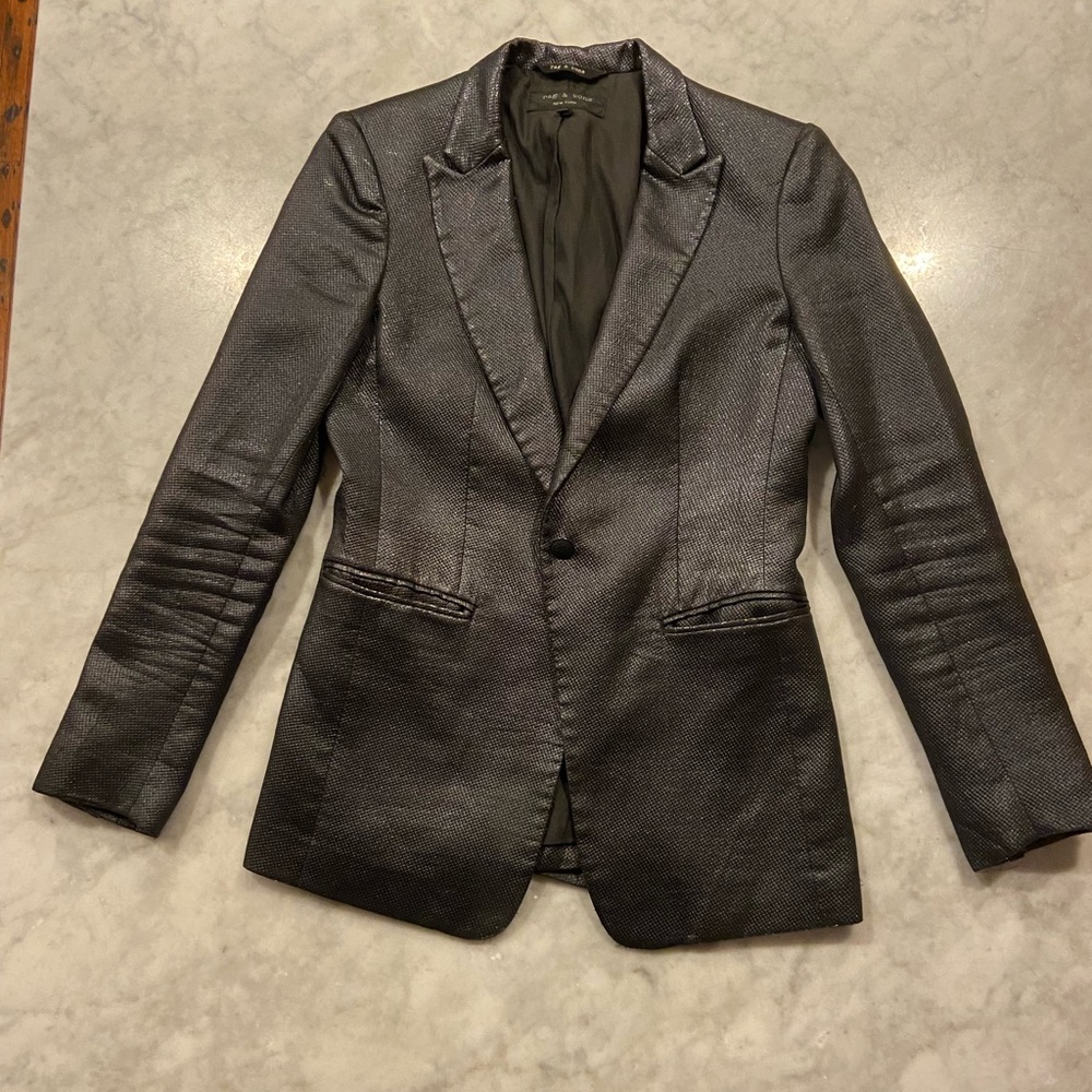 Rag & Bone Metallic Blazer